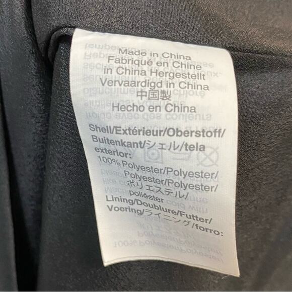 J. Crew Black Sheath Midi Dress with Tie Front - Picture 9 of 12